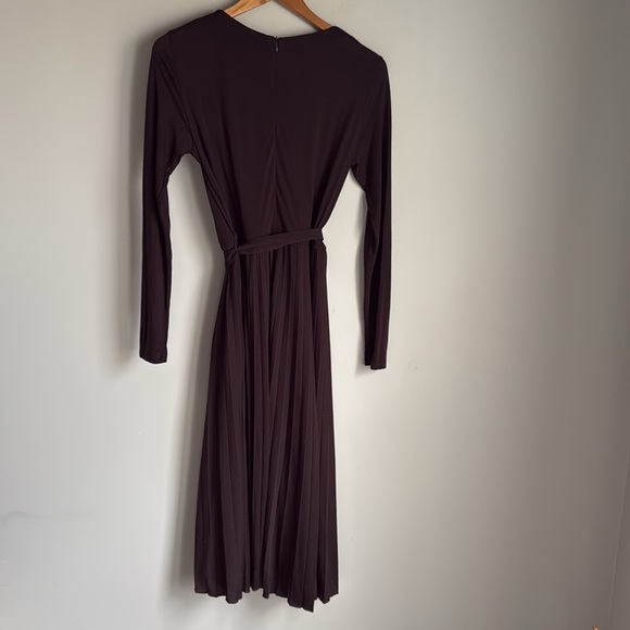 NEW Marella Zufolo Pleated Midi Dress large - Picture 3 of 16